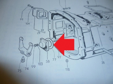 Dichtung für Getriebe UTB TIH Fiat