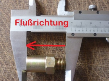 Rückschlagventil Rücklaufventil Gewinde jeweils M14x1,5 Universell einsetzbar