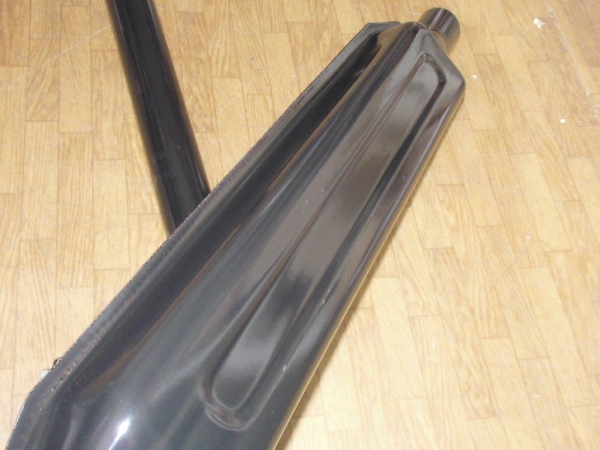 Traktor Auspuff Schalldämpfer Schlepper 45mm innen Schlepper Emaille Schwarz neu UTB + Fiat