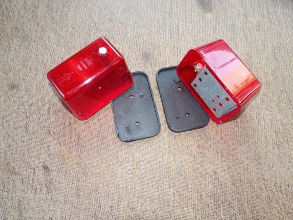 1 Stück Blinker  Blinklicht Rot DDR IFA Simson Krause Duo Rücklicht FER Ruhla
