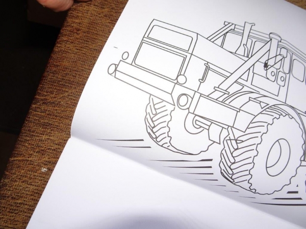 Großes Malbuch DDR Traktor Schlepper RS09 Famulus ZT323 D4K Mähdrescher Bagger
