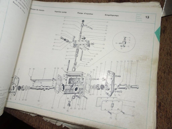 Ersatzteilkatalog Utos 650 und 651 original Altbestand