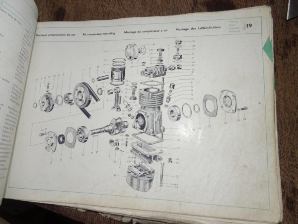 Ersatzteilkatalog Utos 650 und 651 original Altbestand