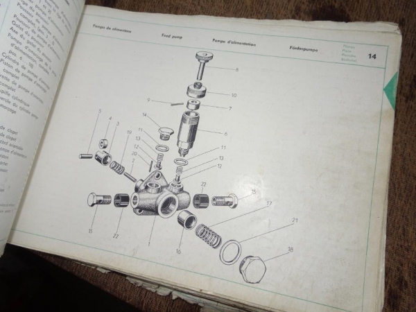 Ersatzteilkatalog Utos 650 und 651 original Altbestand