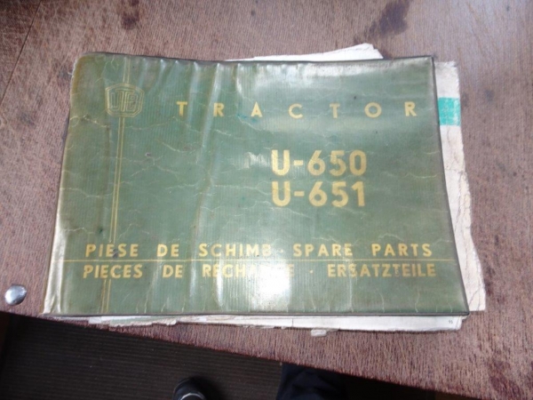 Ersatzteilkatalog Utos 650 und 651 original Altbestand