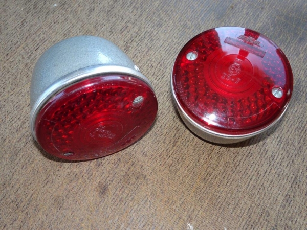 2 Stück Rücklicht original DDR Rund 1 Kammer Framo F8 Ruhla FER Multicar M21