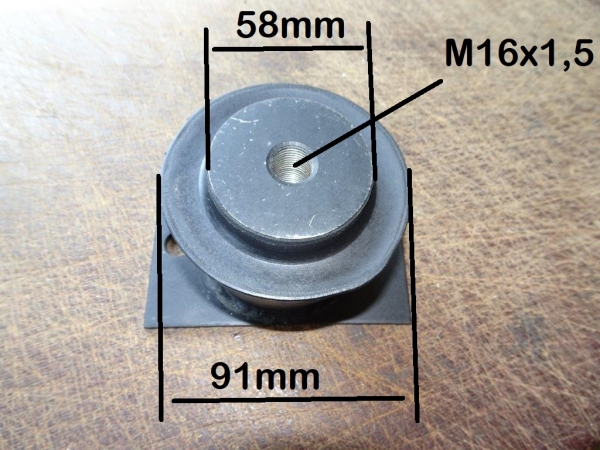 Silentblock Motorlager ZT 300 303 Motorhalter Fortschritt Motoraufhängung IFA