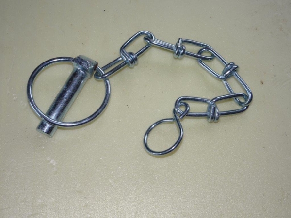 Federstecker Klappsplint  mit Kette für 11 mm Loch