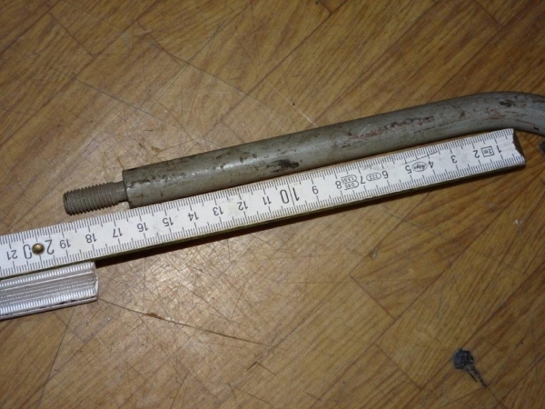 Schalthebel RS09 GT124 T157 unten rund