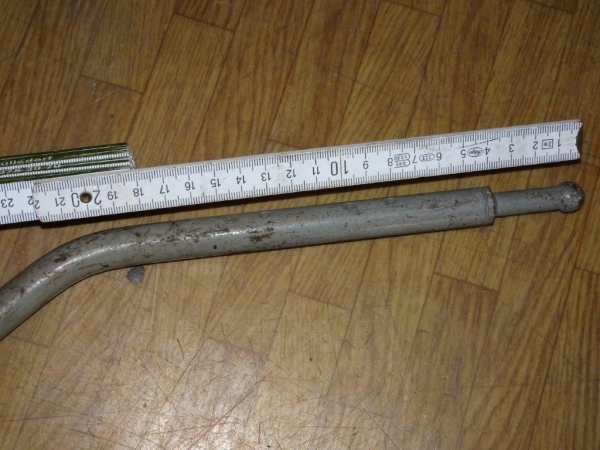 Schalthebel RS09 GT124 T157 unten rund