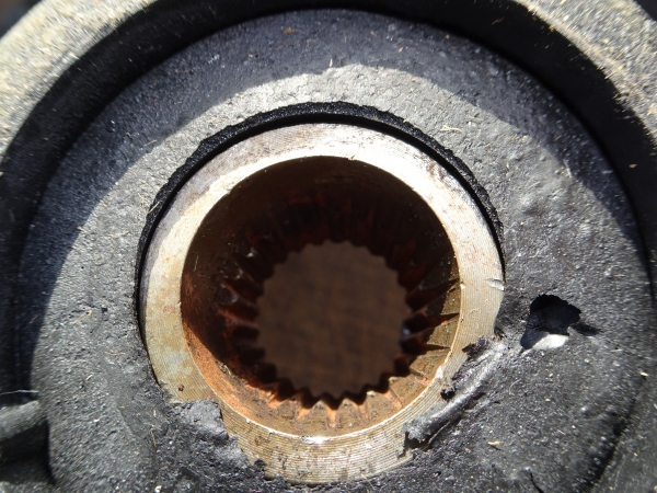 Lenkrad klein, weich + Knauf TIH  UTB Traktor + Fiat R450