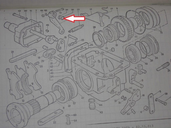 O ring im Allradgetriebe UTB 550 640 Fiat DTC Modelle