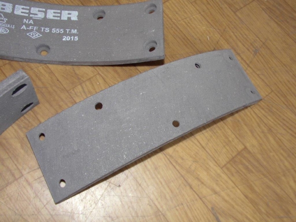 6 Stück Bremsbelag Traktor Fiat 450 - 480 mit 50 mm breite