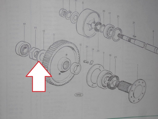 Sicherungsblech Hinterachse UTB Fiat 450-480-550-640-540-55.46-65.46-70.56