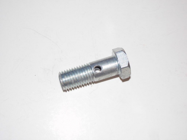 Hohlschraube lang für Würfel von der Öldruckanzeige Fiat