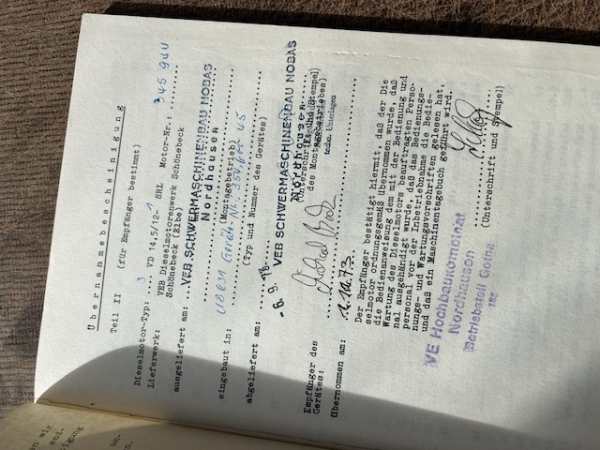 Betriebsanweisung Dieselmotoren Baureihe 14,5 /12 SRL original