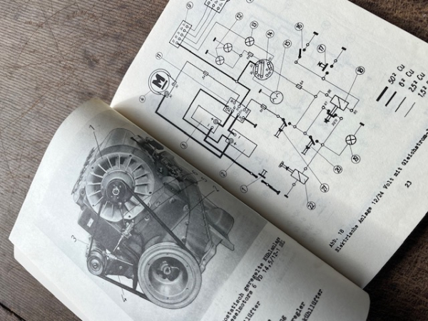Betriebsanweisung Dieselmotoren Baureihe 14,5 /12 SRL original