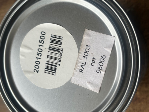 Asinol Kunstharzlack 1 liter Rot Ral 3003