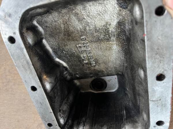 Motorölwanne für RS09 Warchalowski Motor mit Ölablaßschraube