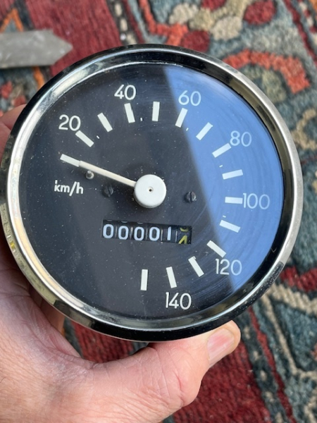 Tacho mit Chromring IFA W50 Wartburg 353 original DDR Bestand