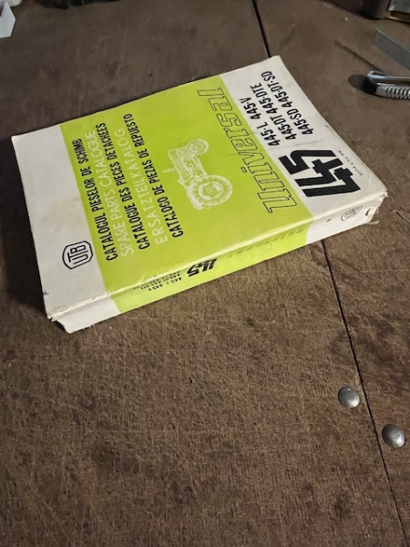 Großer Ersatzteilkatalog UTB 445 L V DT DTE Sd DT-SD Allrad 4x4 Fiat R450 original