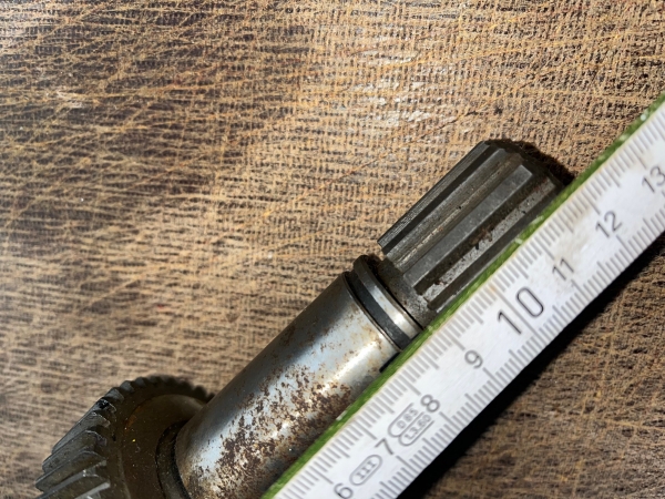 Zahnrad Welle im Schwungmassenausgleich UTB Fiat 550 640 40 Zähne ca. 12cm