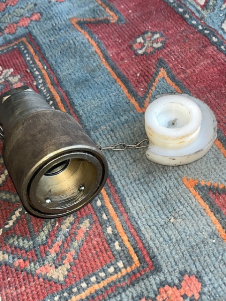 Große Hydraulik Steckkupplung