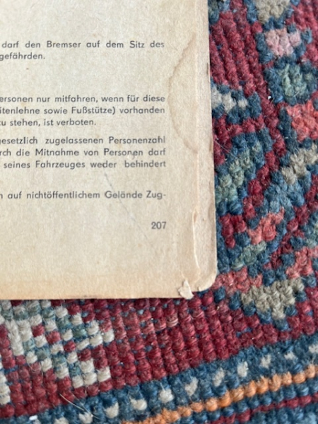 Bedienungsanleitung RS09/124 original aus DDR zeiten