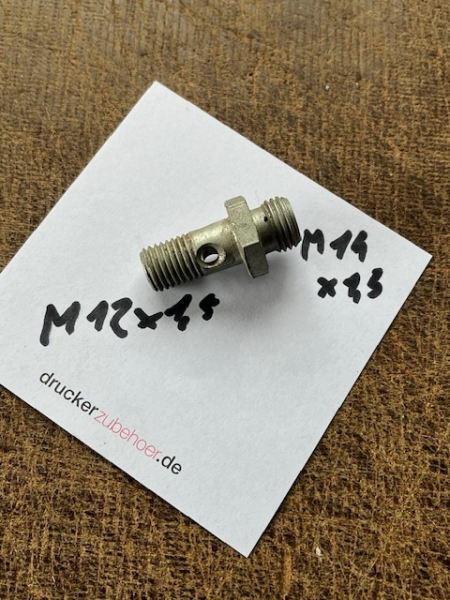 Einschrauber Hohlschraube doppelt RS09 Gt125 Multicar