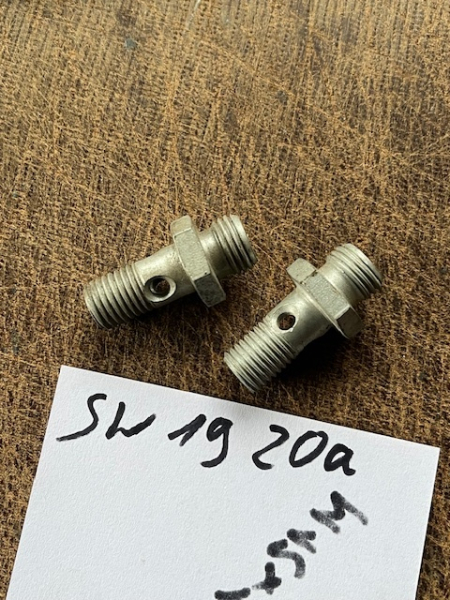 Einschrauber Hohlschraube doppelt RS09 Gt125 Multicar