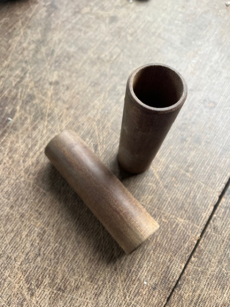 Pertinaxbuchse Federbolzen Zuggabel Anhänger HW60 HW80 THK 3 5 8 28x36x120 mm