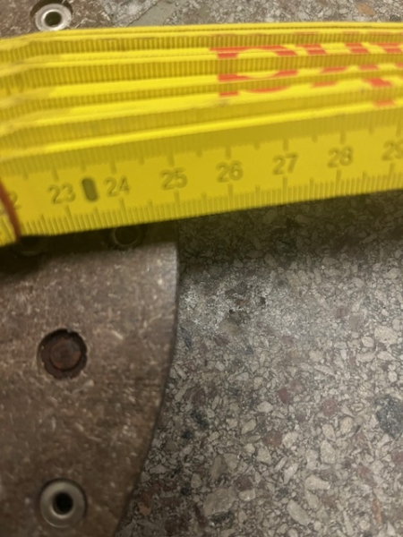 Kupplungsscheibe 250mm Robur LO4, LO4/1 origial