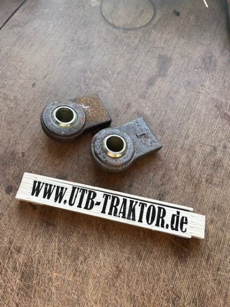 2 Stück Anschweißöse für Unterlenker Loch 23,5 mm