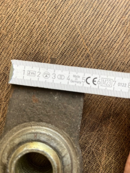 2 Stück Anschweißöse für Unterlenker Loch 23,5 mm