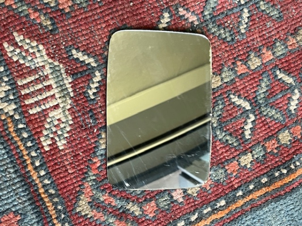 Spiegelglas Spiegel Simson MZ Trabant Wartburg 91 x 132 mm  original DDR Bestand