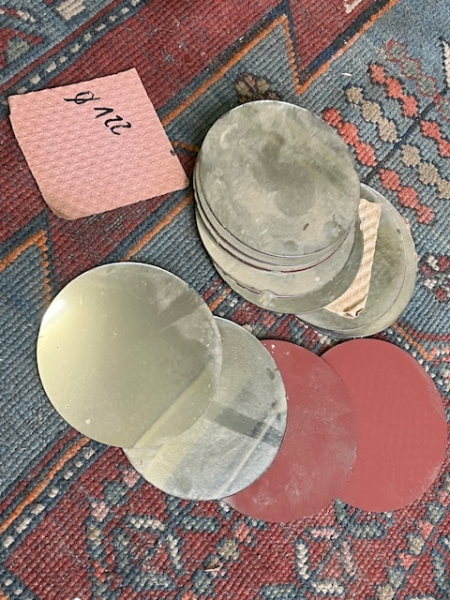 Spiegelglas Spiegel Simson MZ Durchmesser 122 mm original DDR Bestand