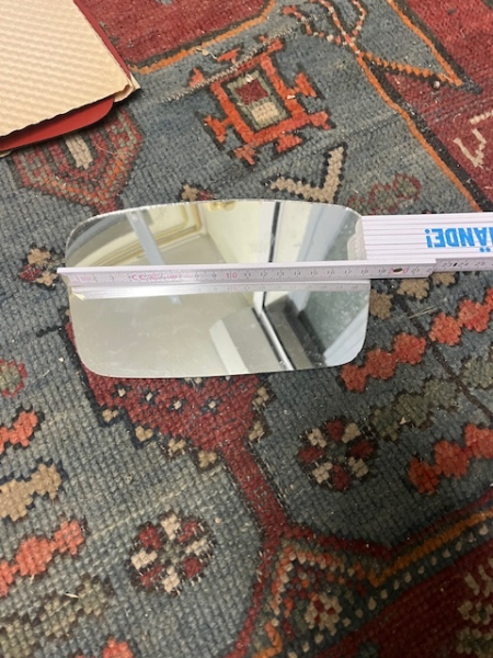 Spiegelglas Spiegel Robur Multicar S4000 Framo Barkas B1000  118 x 187 mm original DDR Bestand