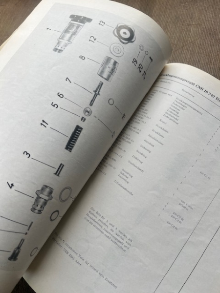 Ersatzteilkatalog ZT 300  original DDR