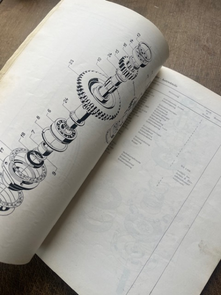 Ersatzteilkatalog ZT 300  original DDR