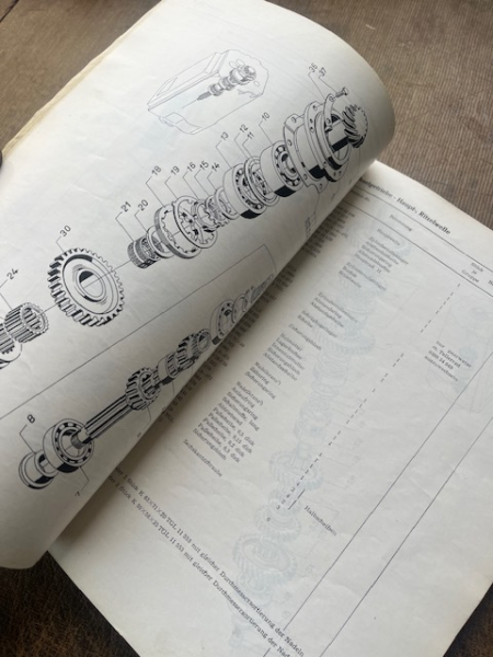 Ersatzteilkatalog ZT 300  original DDR