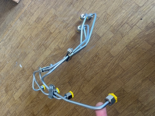 Satz Einspritzleitung komplett Fiat 640 65.46 70.46 70.56 80.66 System CAV
