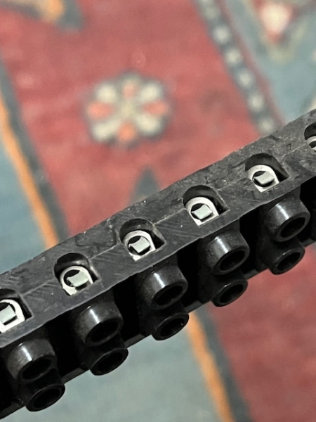 Lüsterklemme Bakelit Neu aus original DDR Bestand ELMA