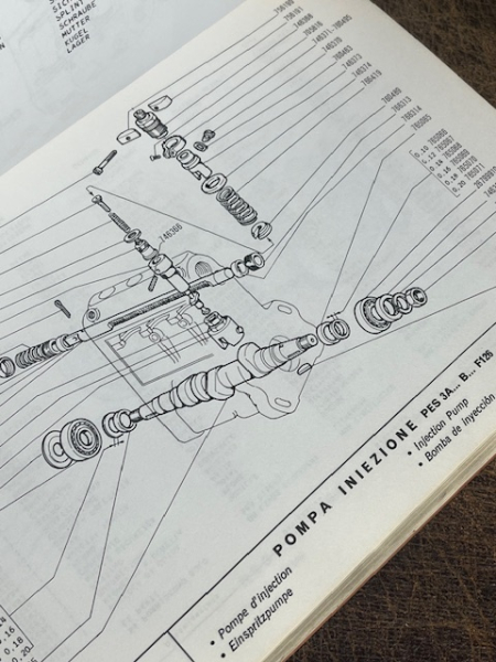 Ersatzteilkatalog Traktor Fiat 650 original