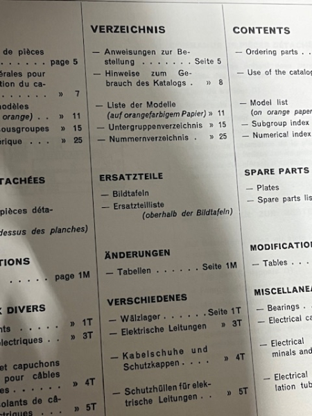 Ersatzteilkatalog Traktor Fiat 650 original