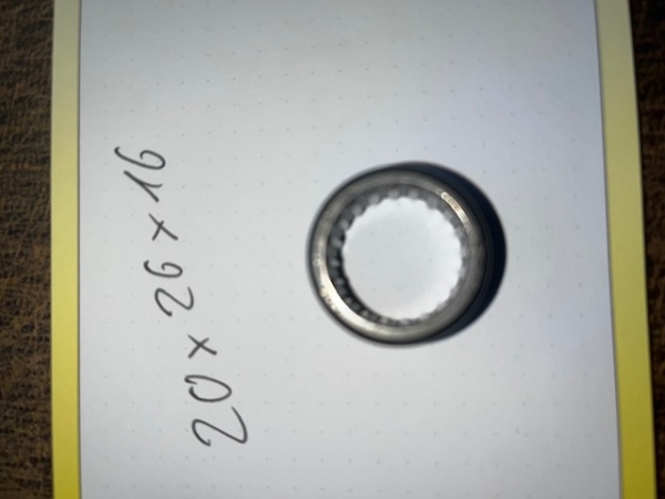 Nadellager im Untersetzergetriebe UTB TIH FIAT