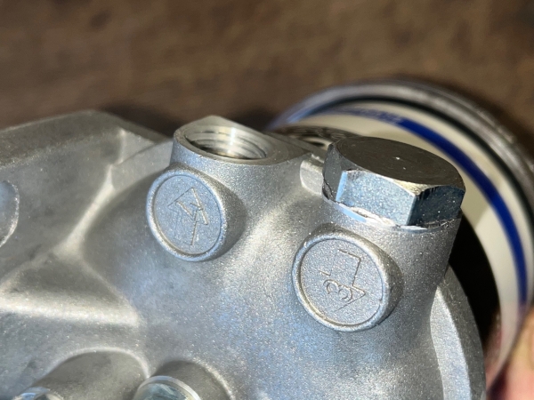 Dieselfilter Kraftstofffilter mit Glas unterteil komplett UTB TIH Fiat 1