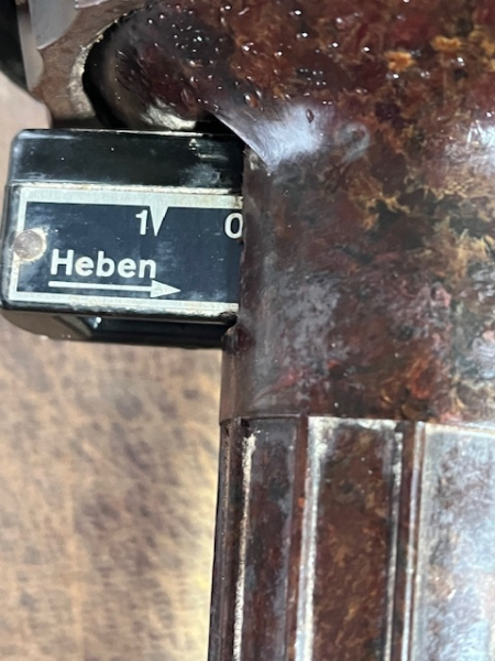 Steuerflasche Hängetaster VEB Geschwenda SFG1000 FM1000 DDR Bakelit