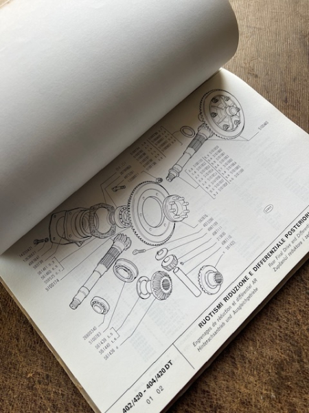 Ersatzteilkatalog Traktor Fiat 420 +  420DT original incl. Versandkosten