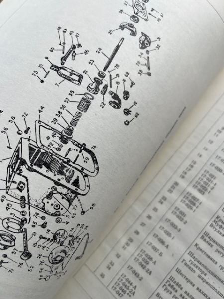 Ersatzteilkatalog Belarus MTS 5M + 5L original von 1959