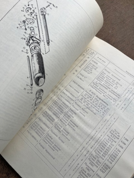 Ersatzteilkatalog Belarus MTS 5M + 5L original von 1959